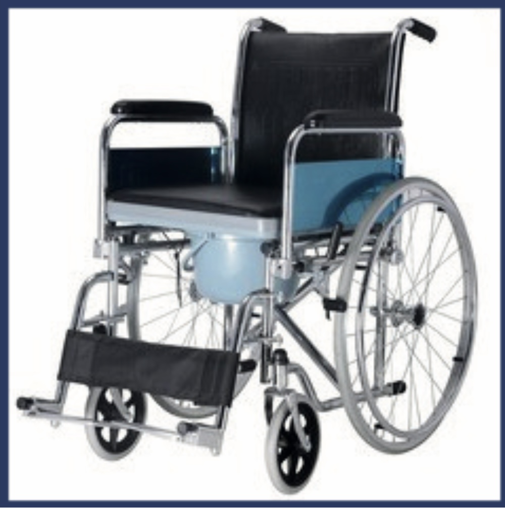 Commode Wheel Chair — Scanda Enterprises, medical supplies Moosapet Hyderabad